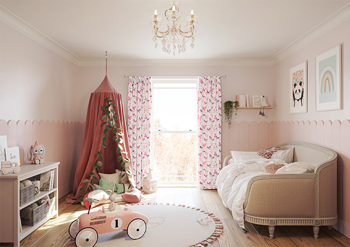 Butterfly Garden, Precious Pinks - Made to Measure Curtains - Image 14